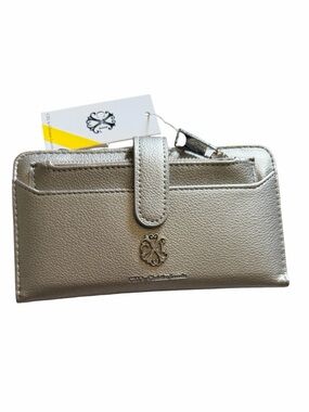 Christian Lacroix Pewter Zip Wallet